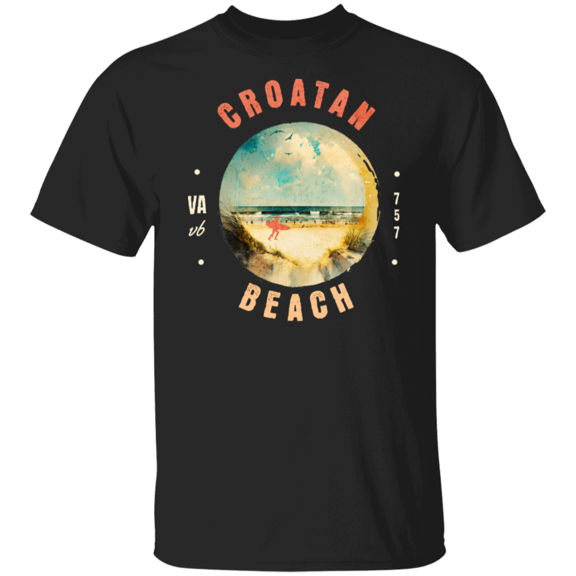 Croatan Beach Virginia Beach T-Shirt