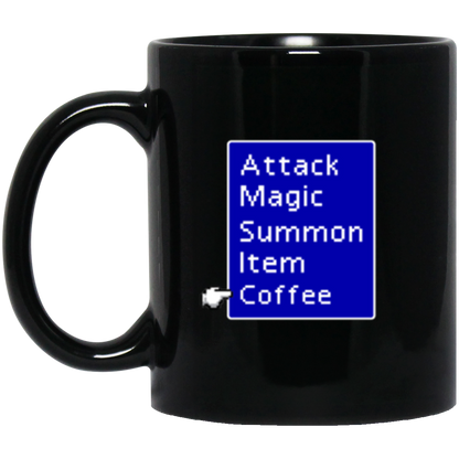 Final Fantasy 7 Battle Menu Coffee Mug